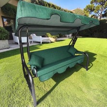 Mor Minder Süngersiz Tenteli Salıncak Kumaş Seti 3 Kişilik Süngersiz 164X47 cm  Yeşil