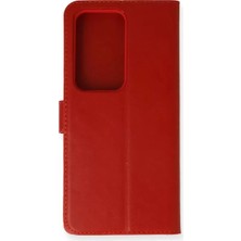 Olinea Galaxy S20 S Kapaklı Kılıf - Kırmızı