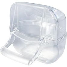 Uravas Store Beak's Kuş Yemlikleri, Lux Yemlik, Şeffaf x 28 Adet