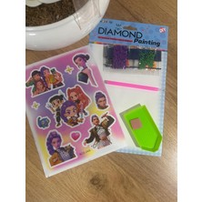 LUXMON K-Pop Diamond Elmas Dizme Seti