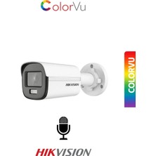 Hikvision DS-2CE10DF0T-LPFS 2.8mm Colorvu Gece Renkli Dahili Mikrofonlu Kamera