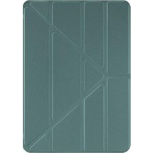 iPad 10.2'' 9. Nesil (A2602-A2604-A2603-A2605) Origami Pencil Koyu Yeşil [ipad 9.nesil 10.2 ile Uyumlu Kılıf - Koyu Yeşil]