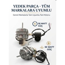 Gülşah Fan 55W Vantilatör Motoru, 18 Inç Ayaklı ve Sanayi Tipi Vantilatörlerle Uyumlu Olacak Şekilde Tasarlanmıştır. Birçok Marka ve Model ile Uyum Sağlar.