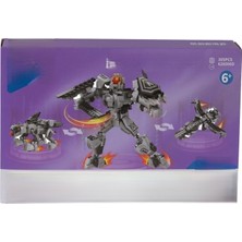 NW NessiWorld P626006-KARMA Dönüşen Robotlar Block Oyuncak-Kırmızı