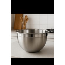 Elegancev Paslanmaz Çelik 24 cm Karıştırma Kasesi- 2 Lt