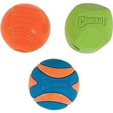 Uravas Store Chuckit! Fetch Medley 3'lü Oyun Topu Seti – Strato Ball, Squeaker Erratic Ball
