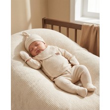 Minory Baby - %100 Pamuk 5'li Hastane Çıkışı Seti | 5'li Yenidoğan Set | Battaniyesiz