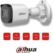 Dahua HAC-B1A21-U-0360B 2mp Bullet Kamera Full Hd 1080P 30M Ir