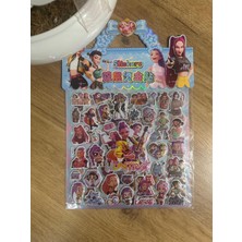 LUXMON K-Pop Demon Hunters Mini Kabartmalı Sticker Seti Defter Laptop Telefon Tablet Süsü