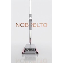 Nobrelto Click Mop 32 cm Büyük Boy - Kendinden Sıkıştırmalı Pratik Yer Silme Mopu