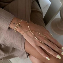 Merve Takı Ezme Model Gold Şahmeran