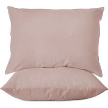 First Choice %100 Pamuk Saten 200 Tc (80 Tel) 2’li Yastık Kılıfı Seti - 50X70 cm