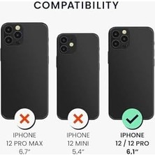 12 Pro Uyumlu Kılıf Boyun Omuz Askılı Ipli Anti Şok Köşe Korumalı Şeffaf Silikon Kmp