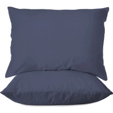 First Choice %100 Pamuk Saten 200 Tc (80 Tel) 2’li Yastık Kılıfı Seti - 50X70 cm