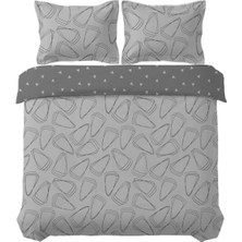 First Choice Rovena %100 Pamuk Saten 200 Tc (80 Tel) Çift Kişilik Nevresim Seti