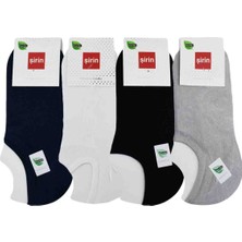 Şirin 4037 Bambu Dikişsiz Bayan Sneakers Çorap6 Adet