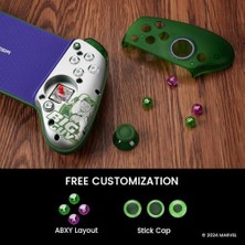 G8 Plus Bluetooth Mobile Game Controller For Switch & Ios & & Tablets, Gamepad – Hall Effect Joysticks & Triggers Fit For, Steam Link,pubg Mobıle, Call Of Duty (G8