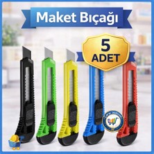 Nistabolje 5 Adet Maket Bıçağı Büyük Boy Falçata