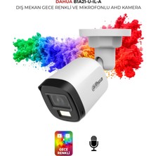 Dahua Cooper Serisi 2mp Bullet Kamera HAC-B1A21P-U-IL-A Smart Dual Light Dahili Mikrofon Gece Renkli
