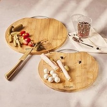 Uravas Store Bambu Circle 2'li Kesme Tahtası