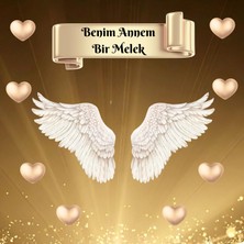 Ti Play Anneler Günü Pvc Vinil Pano Süsü 160X160 cm | Tek Parça Okul ve Sınıf Dekoru (Model 01)