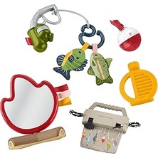 Uravas Store Fisher-Price Bebek Oyuncakları, Keyifli Aktiviteler Hışırtılı Kamp Seti, JLY84