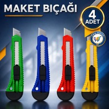 Nistabolje 4 Adet Maket Bıçağı Büyük Boy Falçata