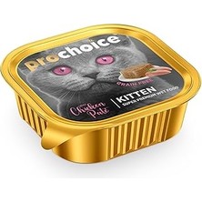 Uravas Store Prochoice Yavru Kediler Için, Tahılsız, Tavuk Etli Ezme, 100 G x 16 Adet