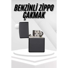 Hediyelik Zarif  Siyah Benzinli Çakmak - TK002M-6W30G0