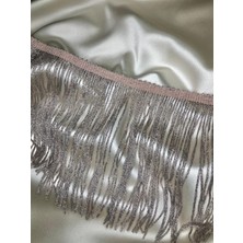 Ezel-In Tekstil Aksesuarları, Dekoratif Simli Saçak Şerit, 1 Metre, KOD-P325