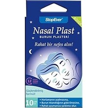 Uravas Store Stopever Nasal Plast Nefes Açici Bant, Büyük Boy, 6'lı