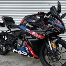 Kaplama Merkezi Cfmoto 250SR Bmw Hp4 Model Parcalı Motosıklet Kaplama Stıcker