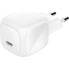 Belkin WCA013KQWH BoostCharge Pro 45W USB-C Hızlı Şarj Adaptörü – Beyaz