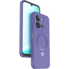 Olinea Redmi 15C 4g Magsafe Standlı Kapak - Lila