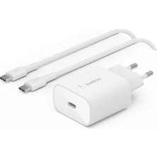Belkin PPS + USB-C Kablolu 25W USB-C PD 3.0 Şarj Cihazı