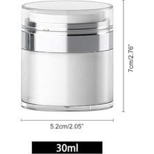 Hava Geçirmez Pompalı Doldurulabilir Krem Losyon Fondoten Kutusu Şişesi MIT1218