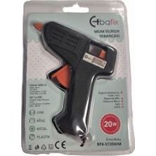 Bafix Mum Silikon Tabancası Siyah 20W