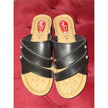 maxxi Kadın Anatomik Tabanlı Günlük Terlik - Aksesuar Detaylı Ortopedik Terlik