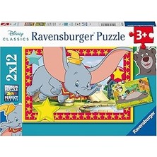 Uravas Store Ravensburger Çocuk Yapbozu 05575 - Macera Çağırıyor! - 2 x 12 Parça Yapbozu, 3 Yaşından Büyü