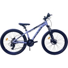 26J Ruut Gruff Hd 21V Dağ Bisikleti - Gri Siyah - 33 Kadro