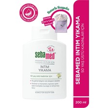 Sebamed İntim Yıkama Jeli 200 ml Menopoz Dönemi İçin Ped Çantası Hediyeli Set