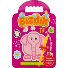 Net Çocuk Yayınları Alfa Kalem+Bızdık Boyama - Fil (Kolektif) Yeni Kitap Net Çocuk