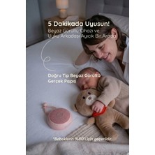 Budizzz Beyaz Gürültü Cihazı | Pışpışlı & Ninnili Ayıcık Uyku Arkadaşı