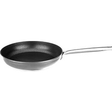 Uravas Store Leggno Titanium 26CM Tava, Çelik Sap Metalik Gri