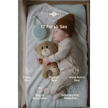 Budizzz Beyaz Gürültü Cihazı | Pışpışlı & Ninnili Ayıcık Uyku Arkadaşı