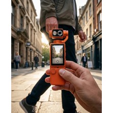 Pileli Store 4K Ultra Hd Gimbal Vlog Kamera 180 Derece Döner Lens ve Sabitleyici Özellikli