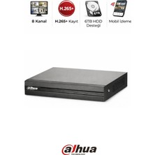 Dahua XVR1B08I-T 8 Kanal Güvenlik Kamera Dvr Kayıt Cihazı H.265+