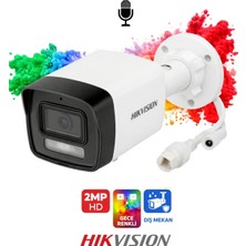 Hikvision DS-2CD1021G2-LIUF 2mp Sd Kartlı Hybrid Light Ip Kamera