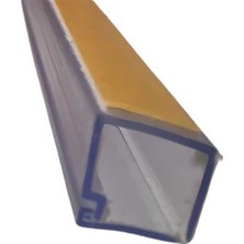  mutlusan kablo kanalı 13 x12,5 şeffaf yapışkanlı 2 metre (10 lu paket)