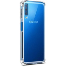 Galaxy A7 2018 Şeffaf Airbag Antishock Silikon Kılıf